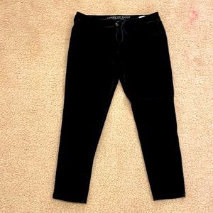 American Eagle outfitters black corduroy pants size 12 regular